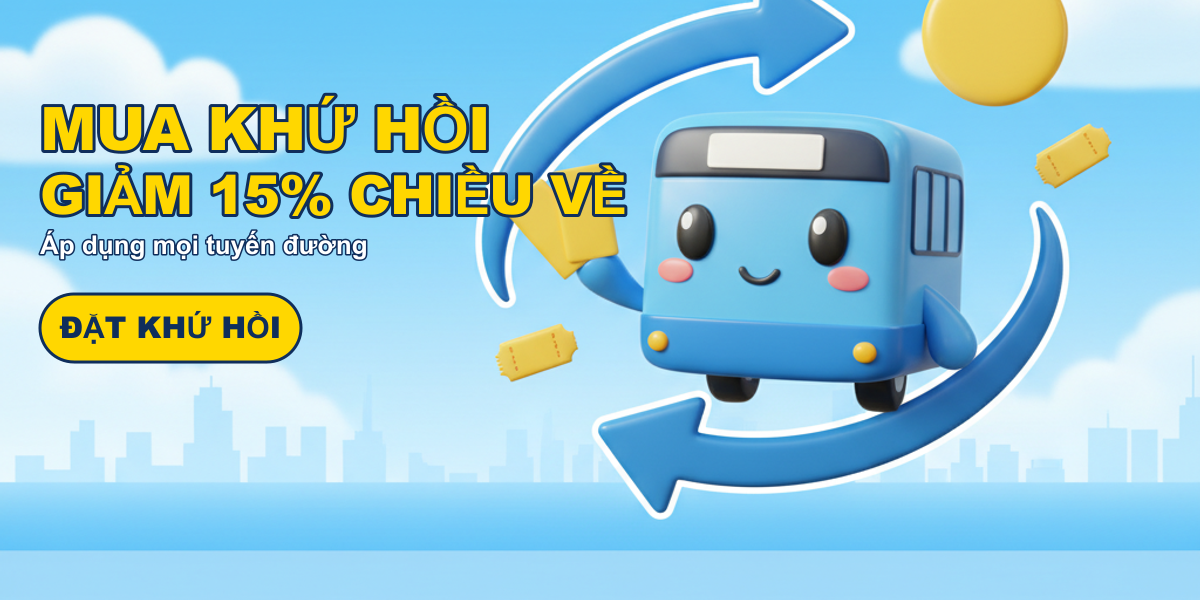 Mua khứ hồi — giảm 15% chiều về